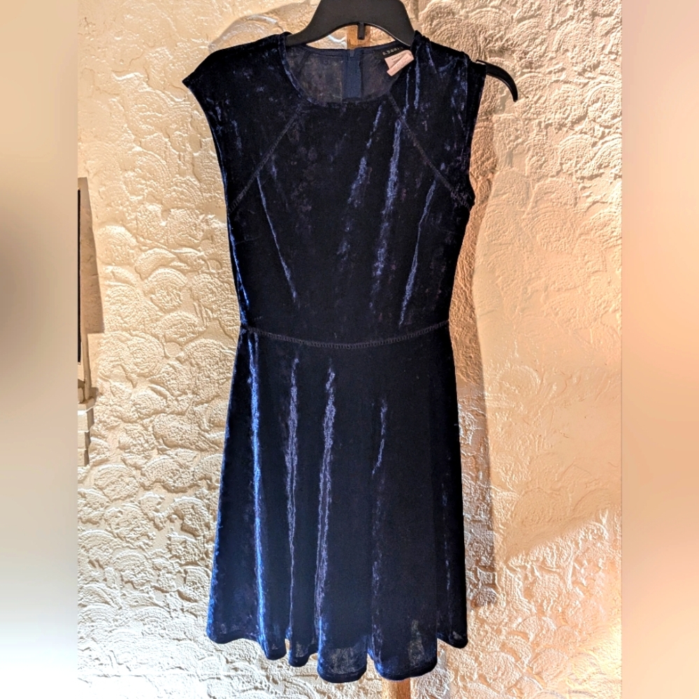 B Darlin navy blue dress size medium